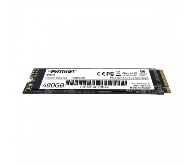 Patriot 480GB M.2 PCIe NVMe P310 - 1067726 - zdjęcie 3